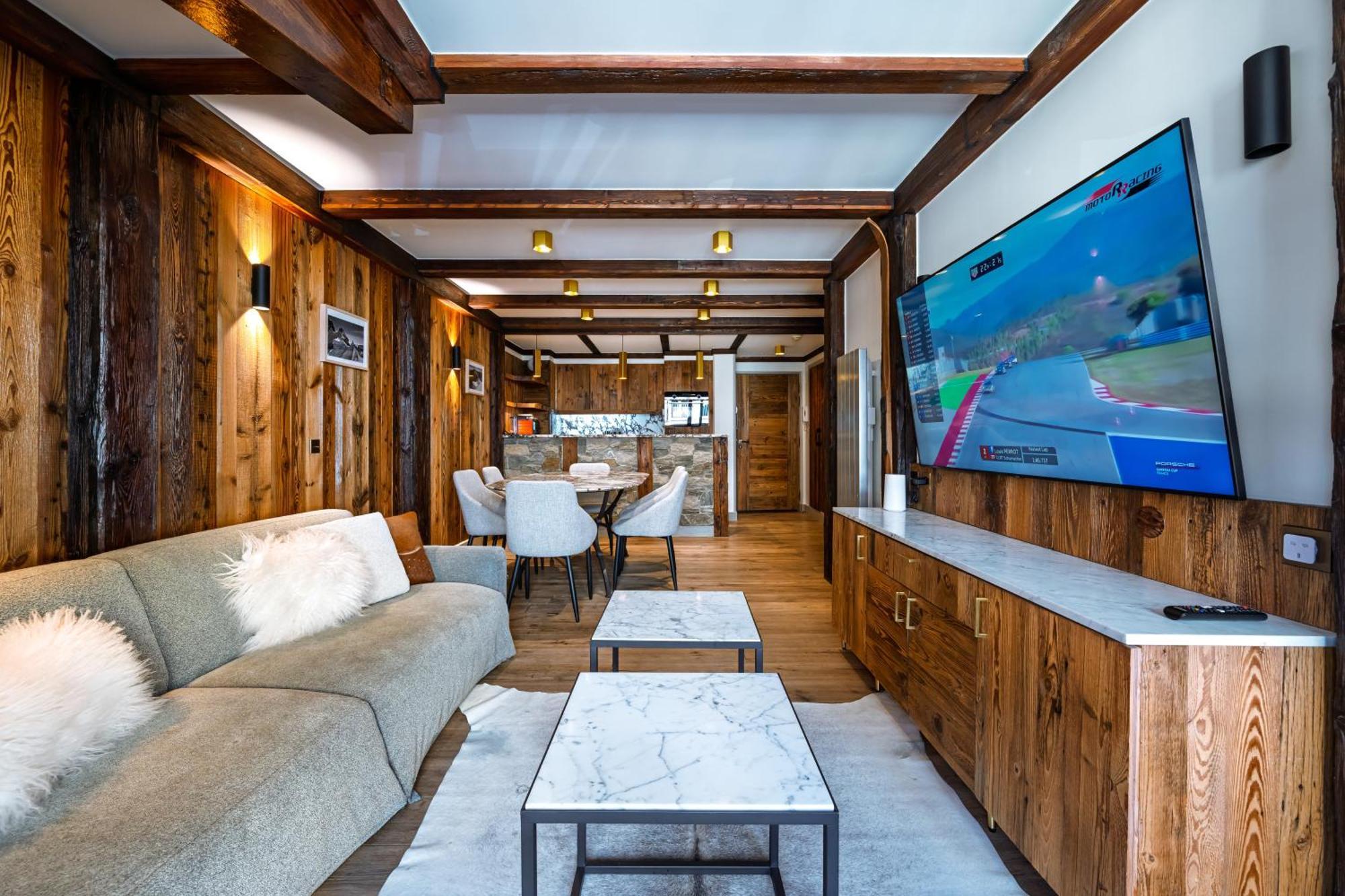 Luxury Suite 70M2 Balcon Courchevel1850 Parking Exterior foto